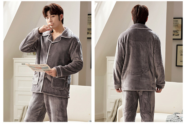 パジャマ メンズ 冬 暖かい 上下セット 長袖 前開き 40代 もこもこ あったか 30代 プレゼント 誕生日 お揃い 秋冬 部屋着 ルームウェア 