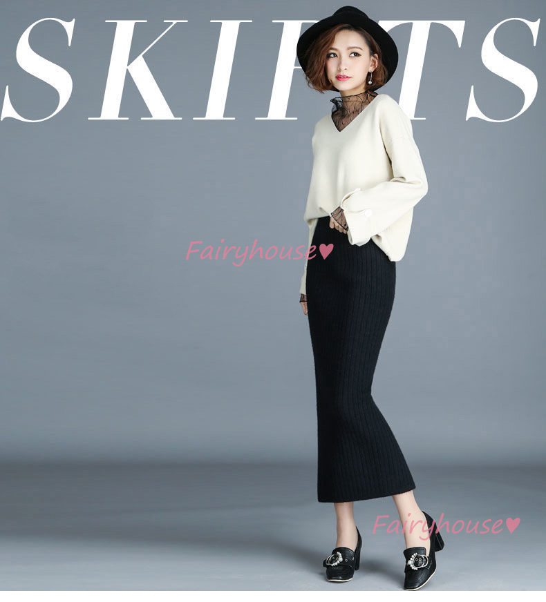 ニットスカート マキシ丈 秋冬 タイトスカート 無地ニット スリットスカート ハイウェストボトムス大人 ロング丈スカート 40代 オシャレ レディース 着痩せ 