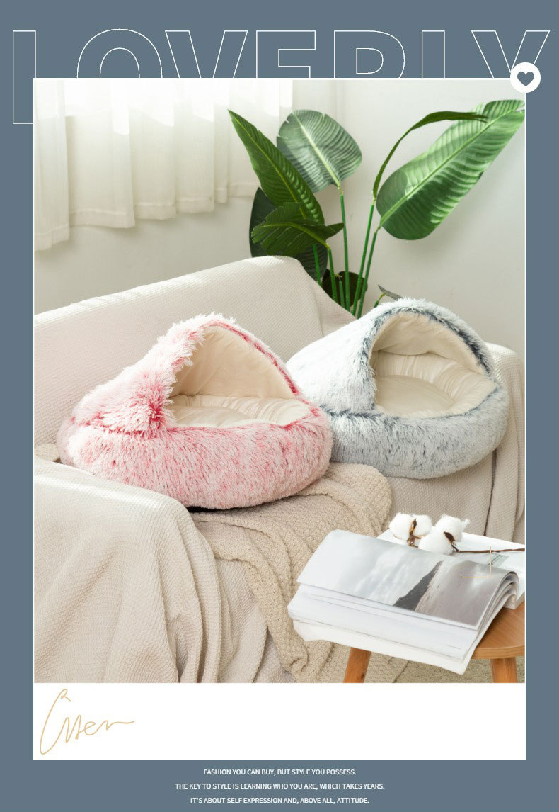 猫 ベッド 冬 猫ベッド クッション 寝袋 洗濯可能 小型犬 猫ハウス ぐっすり眠る 子犬 ドーム型 ペットベッド 柔らかい 小型犬 ふわふわ もこもこ 防寒 暖かい 