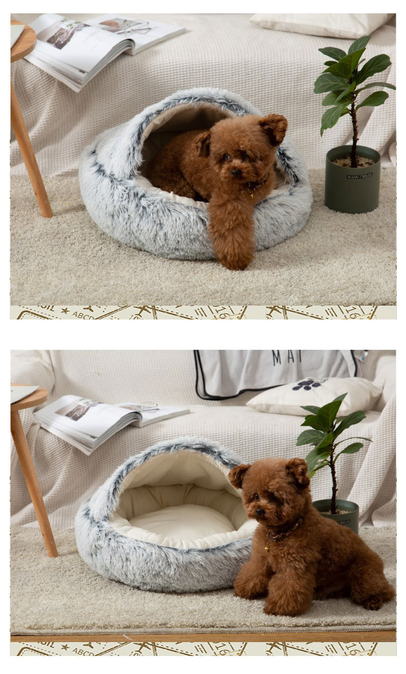 猫 ベッド 冬 猫ベッド クッション 寝袋 洗濯可能 小型犬 猫ハウス ぐっすり眠る 子犬 ドーム型 ペットベッド 柔らかい 小型犬 ふわふわ もこもこ 防寒 暖かい 