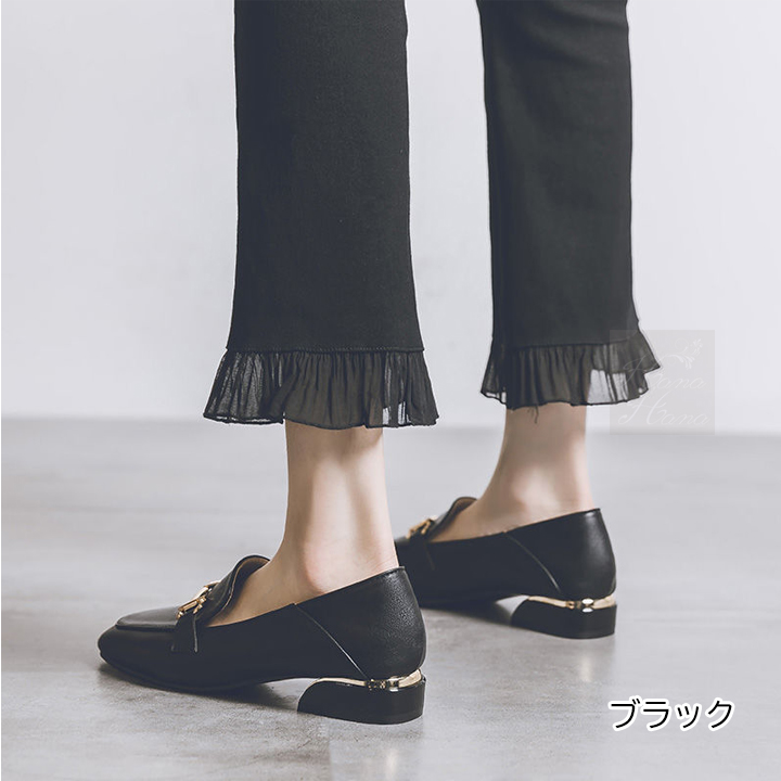 ローファー ビットローファー ローヒール チャンキーヒール ヒールローファー 春夏 秋冬 送料無料 あすつく 