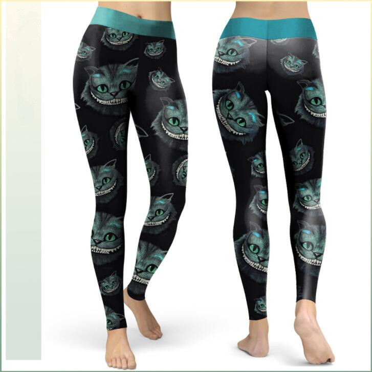 ハロウィンヨガパンツ ヒップアップ トレーニング フィットネス エアロビクス ズボン ズボン エアロビクスウェア 美脚 ランニングウェア ダンス衣装 