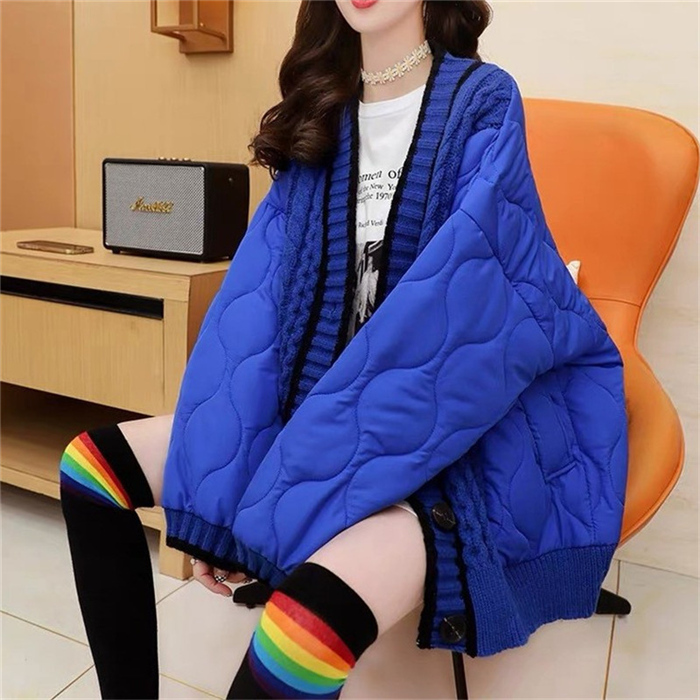 中綿コート レディース 40代 20代 軽い 秋冬 カーディガン レディース ショート丈 ユニセックス 中綿ジャケット 長袖 中綿ダウンコート 異素材 アウター 