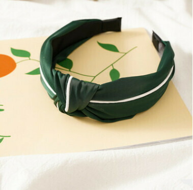 カチューシャ ホワイトラインねじりリボンカチューシャ 新発売セール  