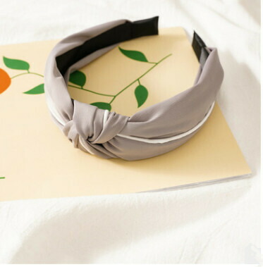 カチューシャ ホワイトラインねじりリボンカチューシャ 新発売セール  