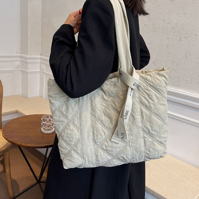 BA-218 トートバッグ キルティング トートバッグ レディース 大容量 通勤 撥水 A4 ナン 送料無料 軽量 大きめ ポケット エコバッグ 通学 韓国 