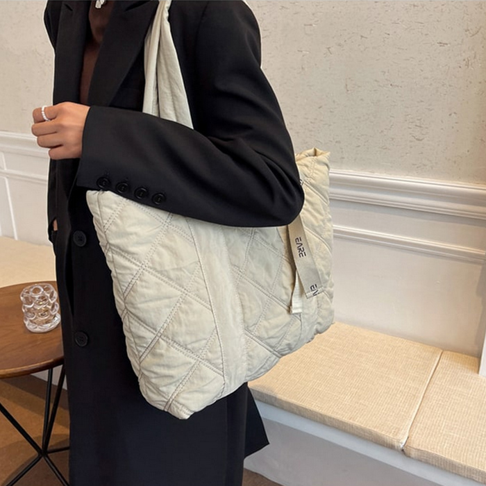 BA-218 トートバッグ キルティング トートバッグ レディース 大容量 通勤 撥水 A4 ナン 送料無料 軽量 大きめ ポケット エコバッグ 通学 韓国 