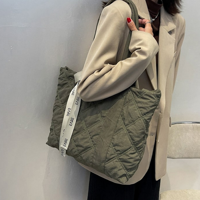 BA-218 トートバッグ キルティング トートバッグ レディース 大容量 通勤 撥水 A4 ナン 送料無料 軽量 大きめ ポケット エコバッグ 通学 韓国 