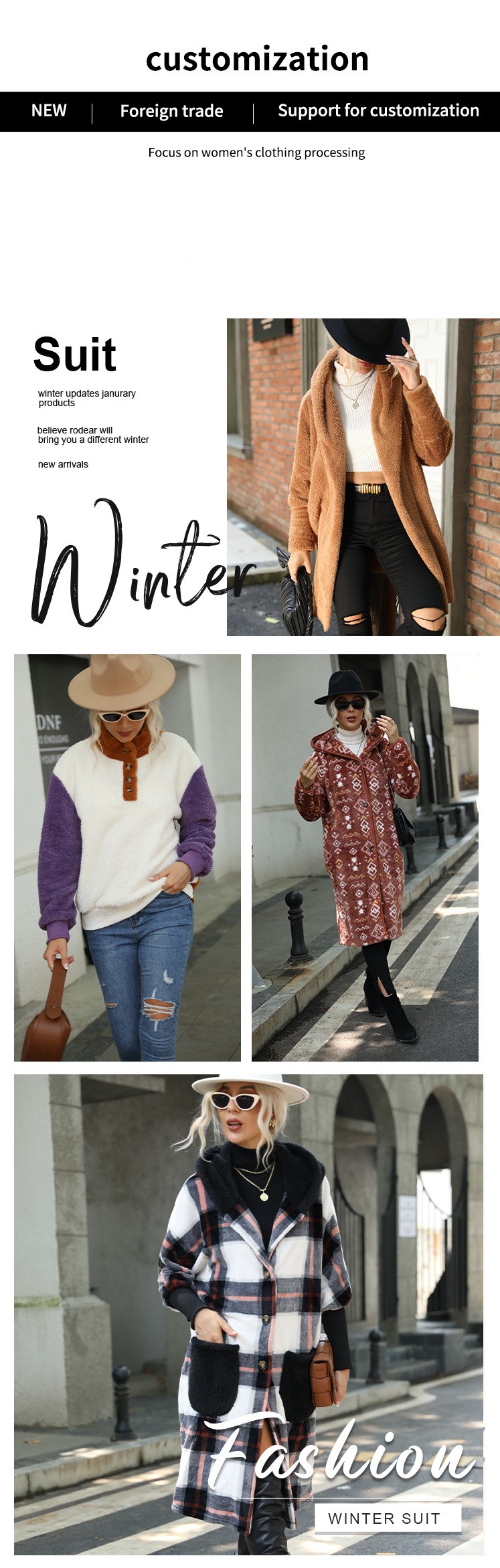 女性 バッファローチェック柄プリント ジッパーアップ 服 トップス アウター 長袖 冬 ファッション レディース 秋 