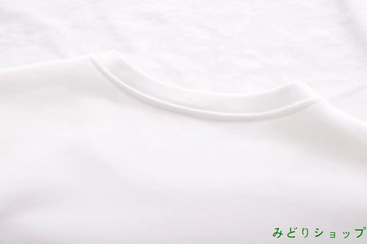 Tシャツ カットソー ボーダー レイヤード 重ねる風 長袖 レディース 森ガール 