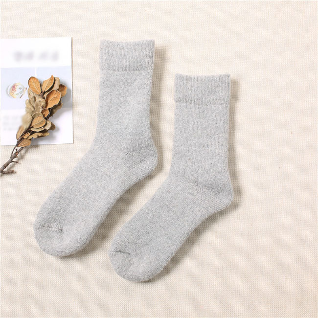 送料無料 ウールソックス レディース 厚手 靴下 メンズ クルーソックス 冬 暖かい 女性 無地 男性 靴下 ソックス ビジネスソックス 冷え ウール混 