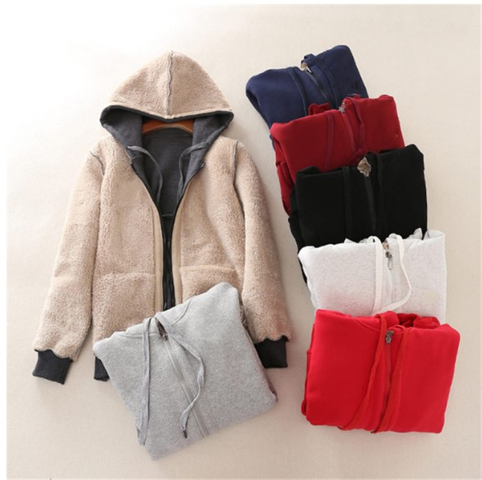 ファーレディース ジップ厚手 無地 レディース 裏起毛 裏ボア ジップ スウェット カーディガン スウェットアウター 