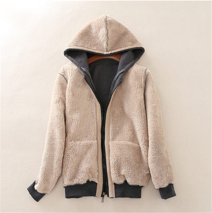 ファーレディース ジップ厚手 無地 レディース 裏起毛 裏ボア ジップ スウェット カーディガン スウェットアウター 