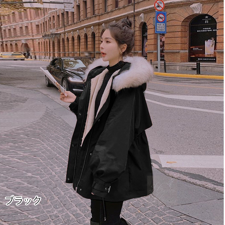 モッズコート コート アウター フェイクファーコート 裏ボア フード付き 送料無料 モッズコート アウター 大きいサイズ 大きい 秋冬 あすつく 