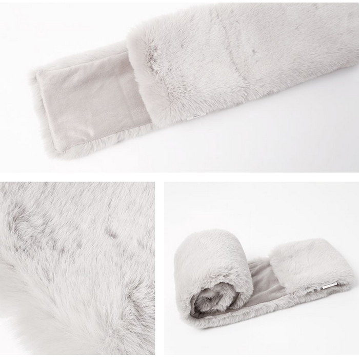 TP-18510 ファー ティペット マフラー リアルファー レディース 秋 エスエヌスタイル 送料無料 衿 冬 差し込み 韓国 暖かい ネックウォーマー スヌード 