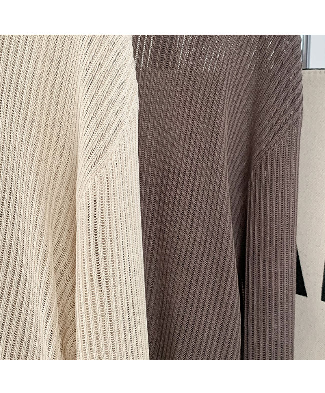 送料無料 ニット 透け感 レディース セーター 薄手 重ね着 ニットセーター 透け透けお洒落 ボートネック 長袖 トップス ニットブラウス 秋 サマーニット 春 