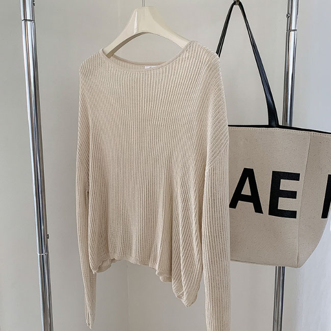 送料無料 ニット 透け感 レディース セーター 薄手 重ね着 ニットセーター 透け透けお洒落 ボートネック 長袖 トップス ニットブラウス 秋 サマーニット 春 