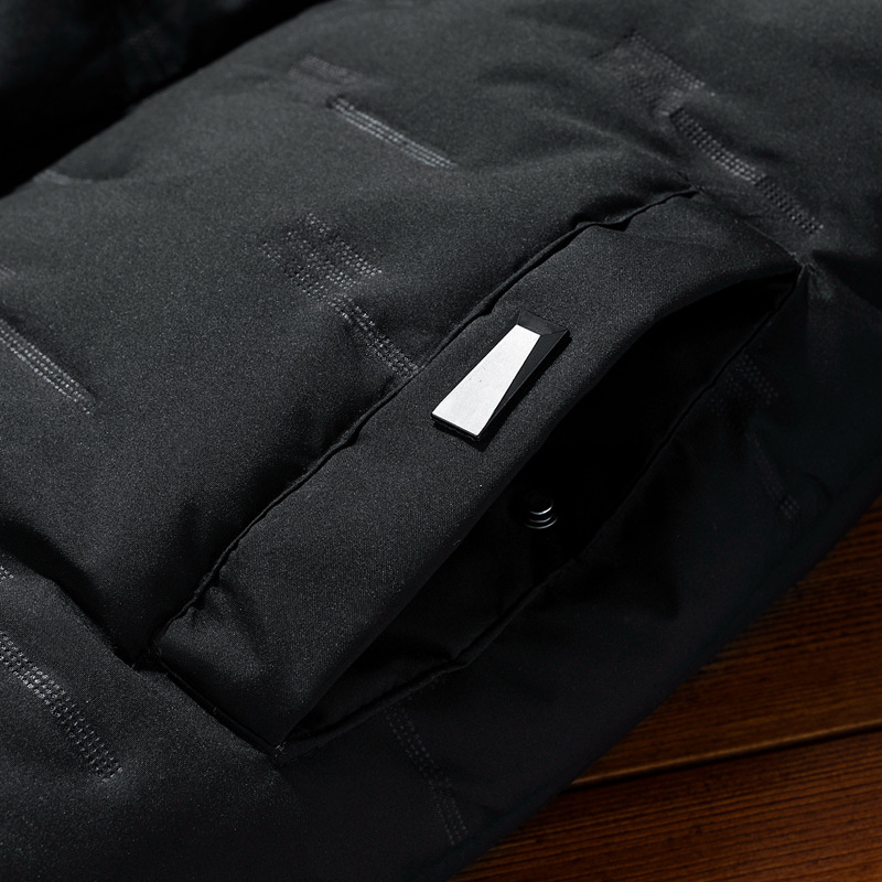 秋と冬 メンズ パッド入りフード付きジャケット韓国 大サイズ スタンド ジャケット厚く暖かいカジュアル パッド入りジャケット 30代 20代 