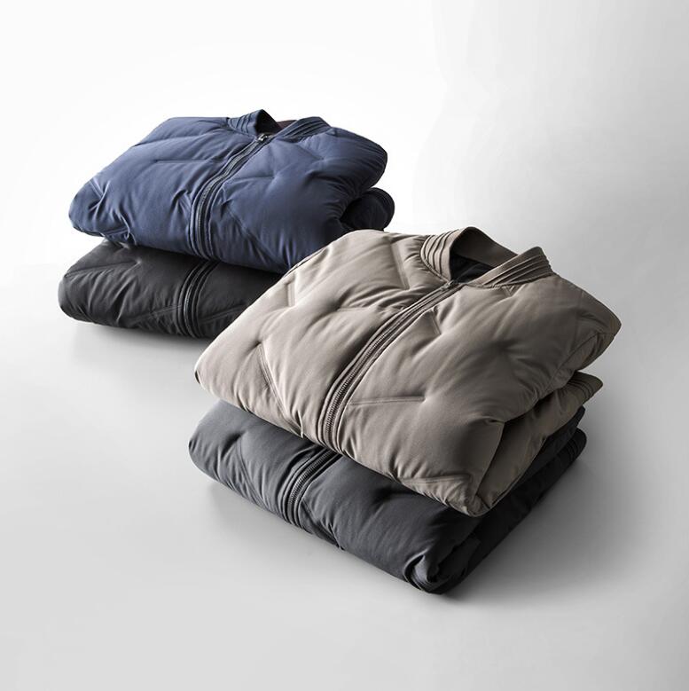 4COLOR ダウンジャケット ショート丈軽量 冬服 防寒メンズダウンコート暖かい アウター コート 防寒ダウンジャケット野球服 秋冬 シンプル 防風 ジャケット 