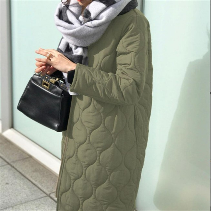 キルティングコート コート レディース 中綿コート ロング ブルゾン コート ゆったり 中綿ジャンパー 50代 あったか暖かい 軽い 20代 アウター 40代 30代 