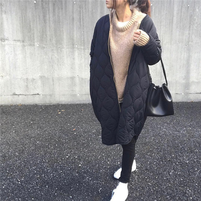 キルティングコート コート レディース 中綿コート ロング ブルゾン コート ゆったり 中綿ジャンパー 50代 あったか暖かい 軽い 20代 アウター 40代 30代 