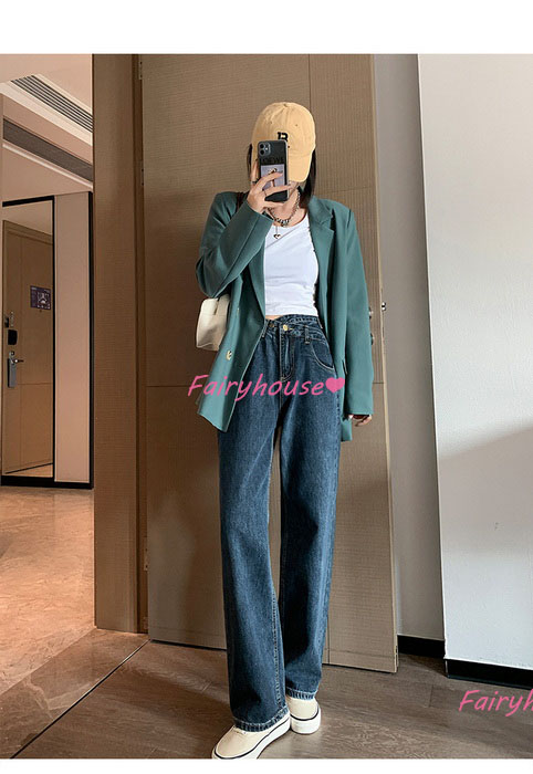 ジーンズ レディース デニムパンツ ストレート ジーパン ワイドパンツ ハイウエスト オシャレ30代 秋冬 ズボン ロングデニムワイドパンツ 春夏 ゆったり着痩せ 