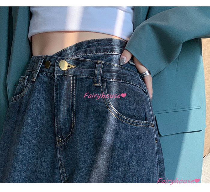 ジーンズ レディース デニムパンツ ストレート ジーパン ワイドパンツ ハイウエスト オシャレ30代 秋冬 ズボン ロングデニムワイドパンツ 春夏 ゆったり着痩せ 