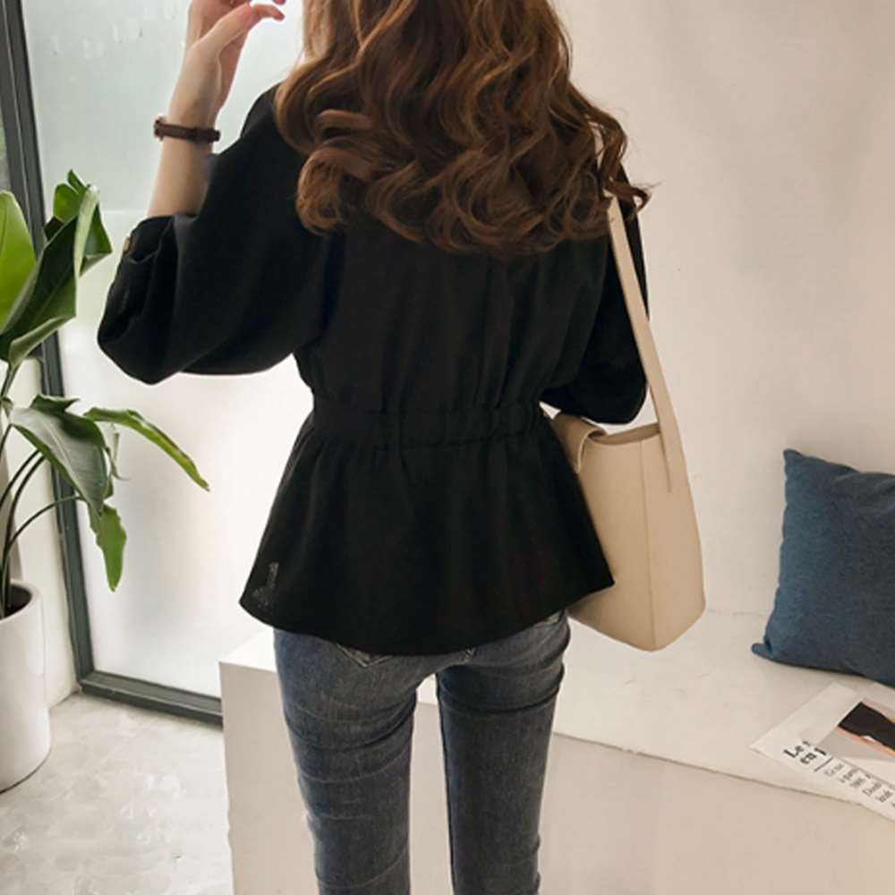 シャツ ブラウス Vネック レディース  