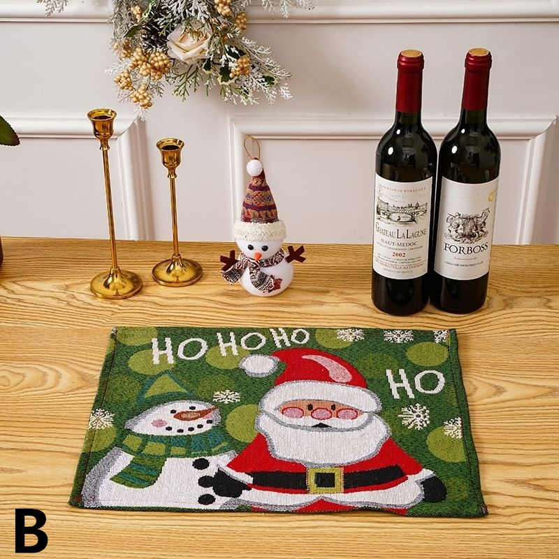 お取り寄せ商品 ランチョンマット 34CMX42CM 9色展開 ランチマット ランチクロス クリスマス CHRISTMAS ファブリック イ テーブルウェア 長方形 テーブルマット 