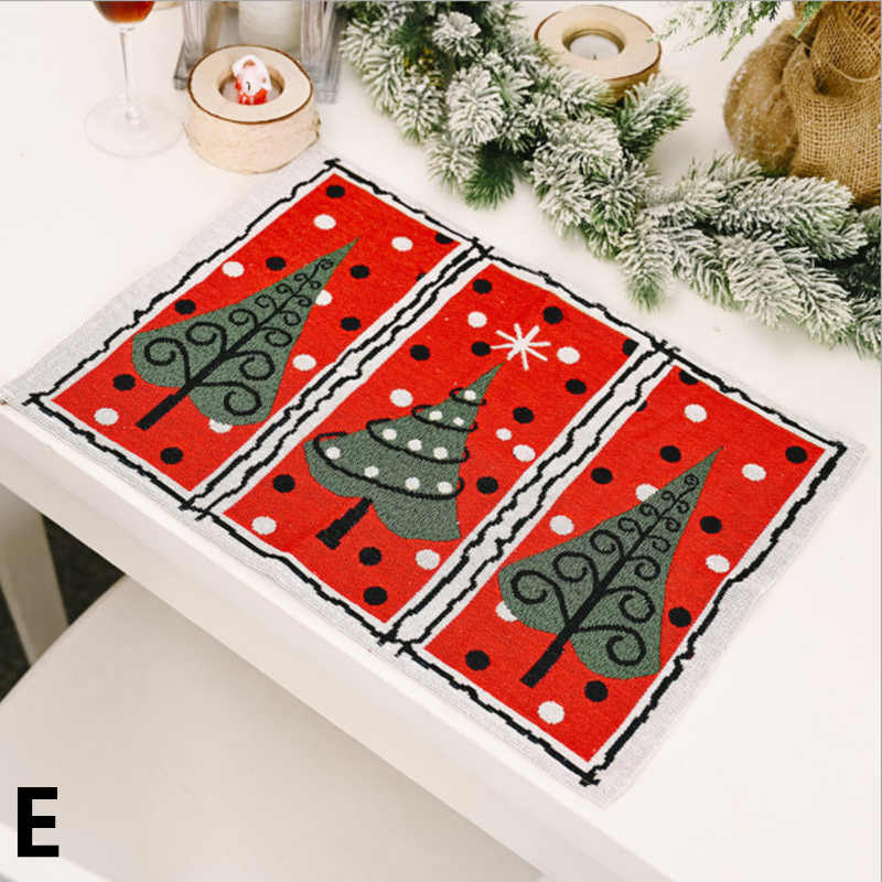 お取り寄せ商品 ランチョンマット 34CMX42CM 9色展開 ランチマット ランチクロス クリスマス CHRISTMAS ファブリック イ テーブルウェア 長方形 テーブルマット 