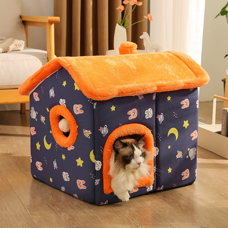 ペットハウス 犬ハウス 猫ハウス ペットベッド 猫ベッド 冬用 HOUSE 春 冬 ベッド 犬ベッド 洗える 秋 PET おしゃれ 折りたたみ 暖かい ふわふわ ドーム型 