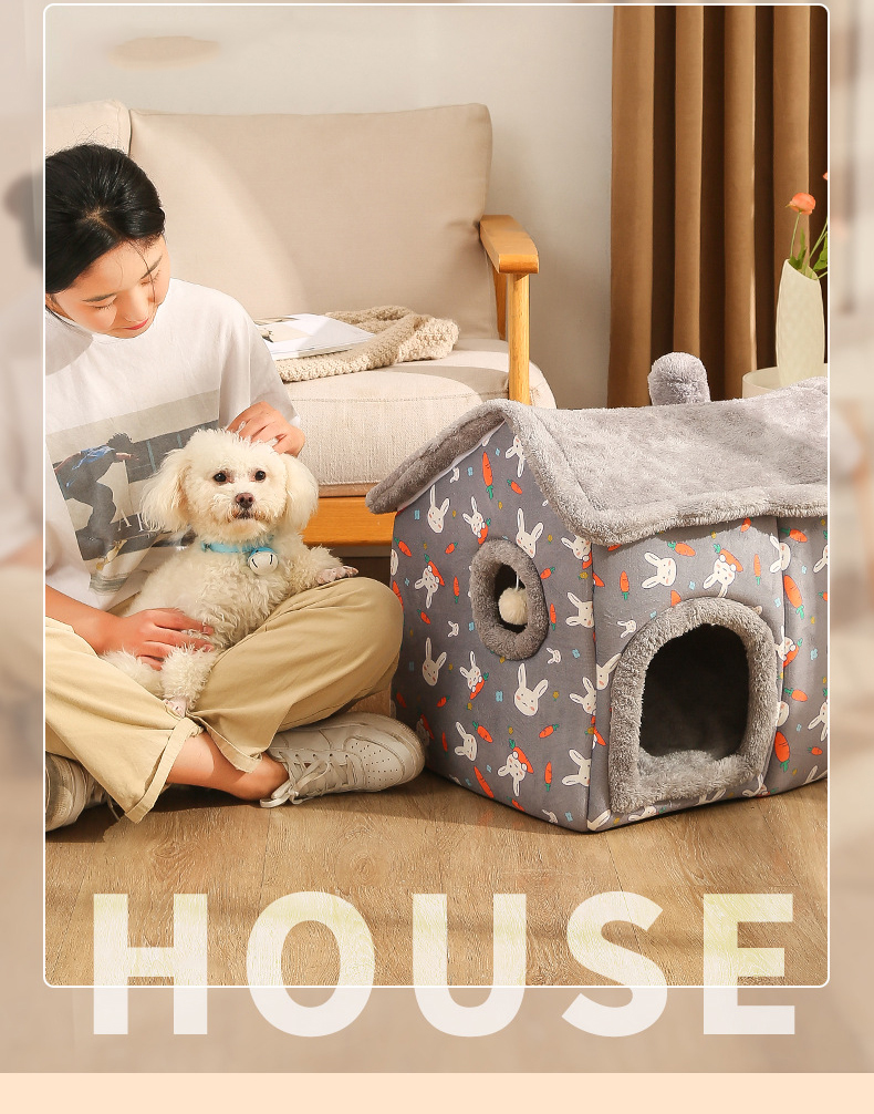 ペットハウス 犬ハウス 猫ハウス ペットベッド 猫ベッド 冬用 HOUSE 春 冬 ベッド 犬ベッド 洗える 秋 PET おしゃれ 折りたたみ 暖かい ふわふわ ドーム型 