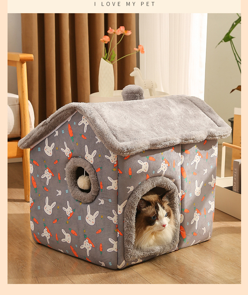 ペットハウス 犬ハウス 猫ハウス ペットベッド 猫ベッド 冬用 HOUSE 春 冬 ベッド 犬ベッド 洗える 秋 PET おしゃれ 折りたたみ 暖かい ふわふわ ドーム型 