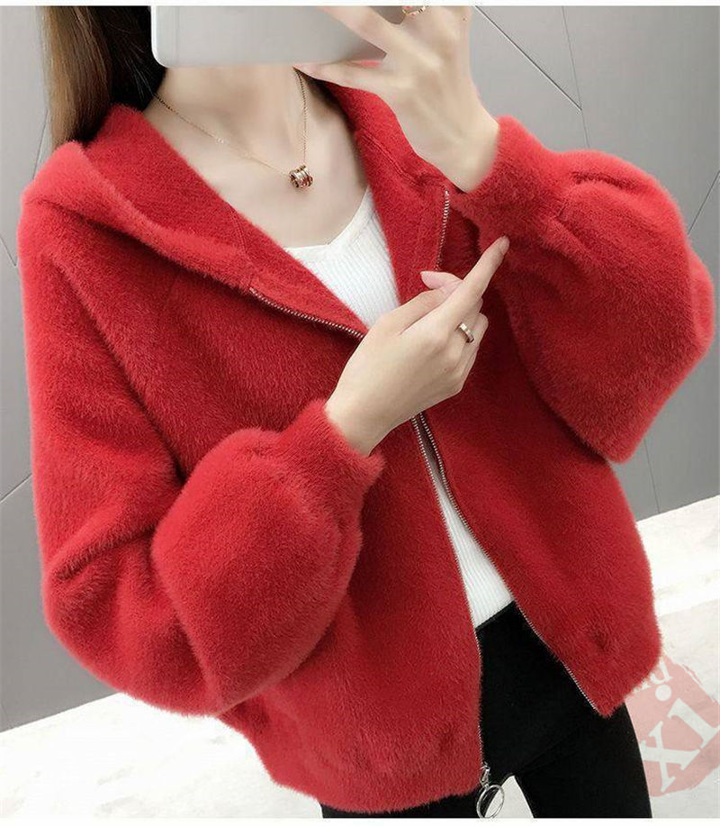 ニットカーディガン レディース 秋 韓国 カーディガン ロング丈ふっくらブークレニットカーディガン マキシカーディガン 送料無料 長袖 ロング丈 ゆったり 