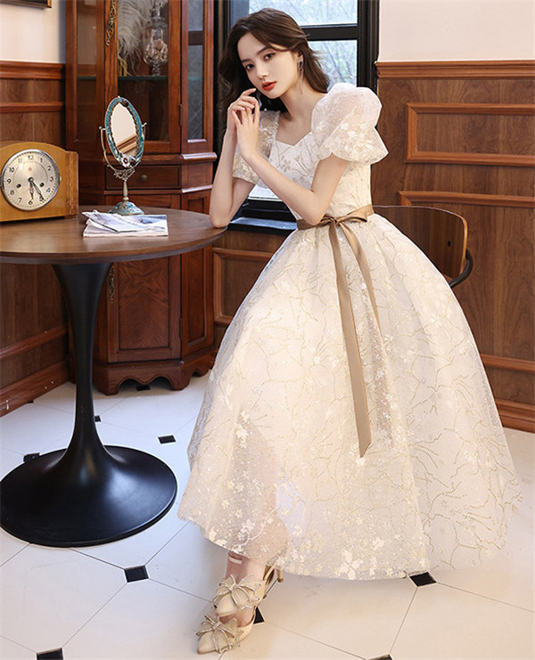 ワンピース レディース 春夏 お洒落 おしゃれ 優雅 結婚式 演奏会 フォーマル 花嫁 二次会 ドレス ブライズメイド 