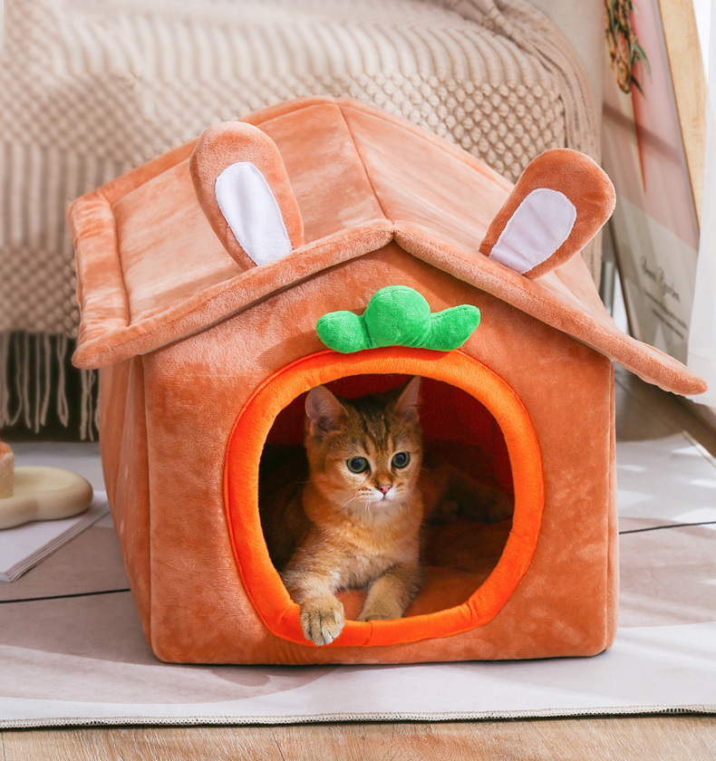 ペット ハウス 犬ハウス 猫ハウス ドーム型 犬 猫 クッション 屋根のハウス ベッド 折りたたみ 小型犬 通年 犬小屋 ふわふわ おしゃれ 夏 ソファ 介護 