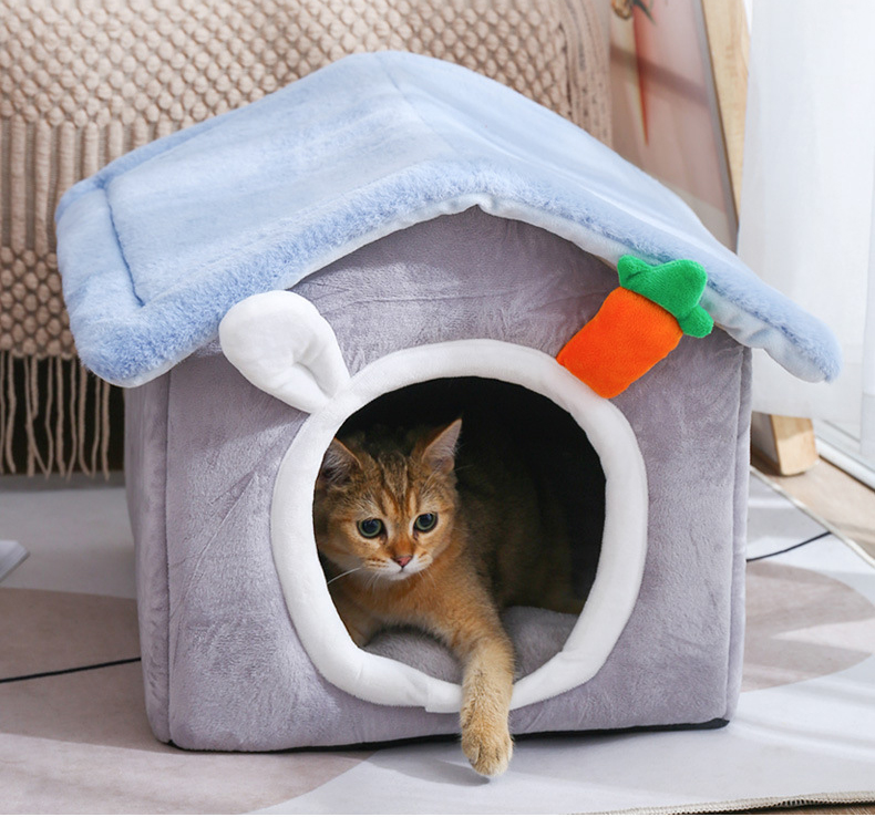 ペット ハウス 犬ハウス 猫ハウス ドーム型 犬 猫 クッション 屋根のハウス ベッド 折りたたみ 小型犬 通年 犬小屋 ふわふわ おしゃれ 夏 ソファ 介護 