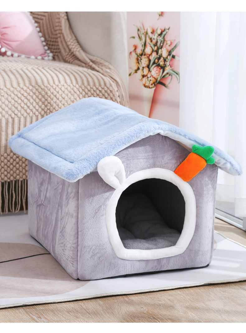 ペット ハウス 犬ハウス 猫ハウス ドーム型 犬 猫 クッション 屋根のハウス ベッド 折りたたみ 小型犬 通年 犬小屋 ふわふわ おしゃれ 夏 ソファ 介護 