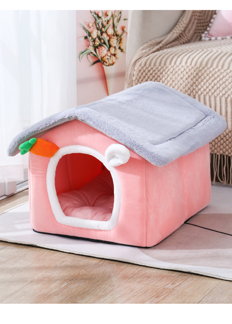 ペット ハウス 犬ハウス 猫ハウス ドーム型 犬 猫 クッション 屋根のハウス ベッド 折りたたみ 小型犬 通年 犬小屋 ふわふわ おしゃれ 夏 ソファ 介護 