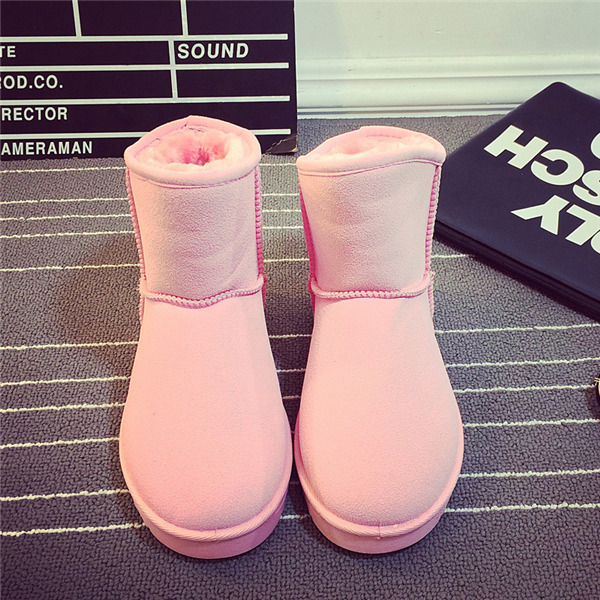 ショートブーツ ムートンブーツ レディース おしゃれ スノーブーツ 冬靴 もこもこ ブーツ 裏起毛 ファー スエード調 防寒 内ボア 