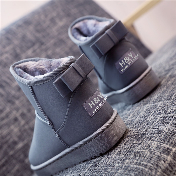 ショートブーツ ムートンブーツ レディース おしゃれ スノーブーツ 冬靴 もこもこ ブーツ 裏起毛 ファー スエード調 防寒 内ボア 