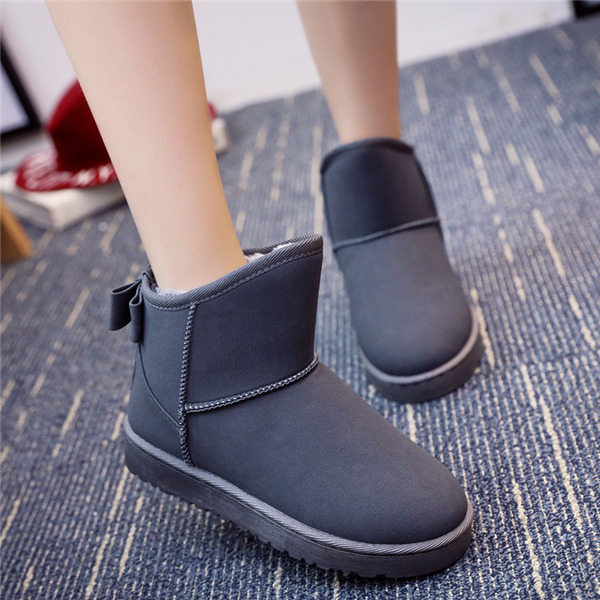 ショートブーツ ムートンブーツ レディース おしゃれ スノーブーツ 冬靴 もこもこ ブーツ 裏起毛 ファー スエード調 防寒 内ボア 