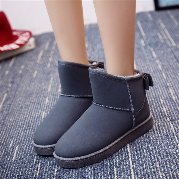 ショートブーツ ムートンブーツ レディース おしゃれ スノーブーツ 冬靴 もこもこ ブーツ 裏起毛 ファー スエード調 防寒 内ボア 