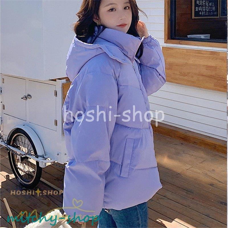 中綿ジャケット レディース ブルゾン 中綿コート ダウンジャケット アウター ロングコート ショート丈秋新作 フード付き 上品 冬 通勤通学 ダウンコート 防寒 