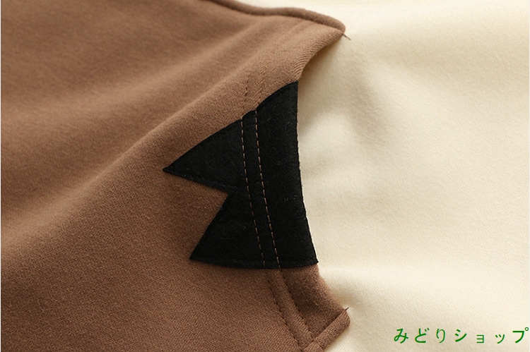 トレーナー 裏起毛 裏ボア 羊 長袖 森ガール レディース 