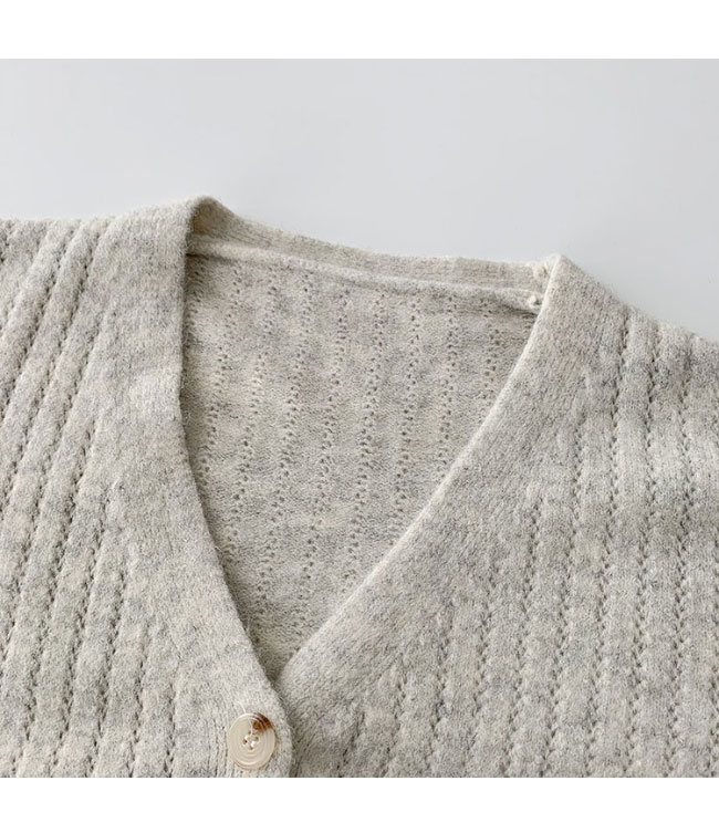 送料無料 ニットカーディガン ボタンダウン レディース カーディガン Vネック ゆったり カーデ ボタンカーディガン ニット オフィス ショートカーディガン 