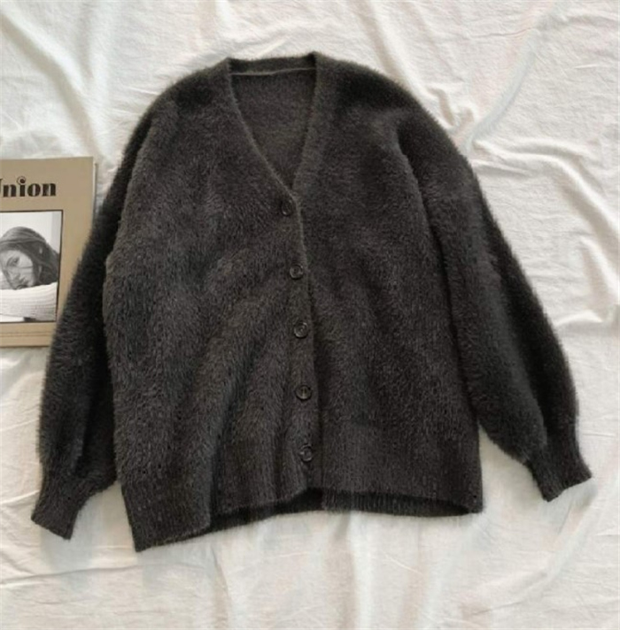 カーディガン コート ファーコート レディース ブルゾン ショートコート モコモコふんわり アウター 長袖 羽織 無地 秋冬 お洒落 ファーカーディガン 通勤 