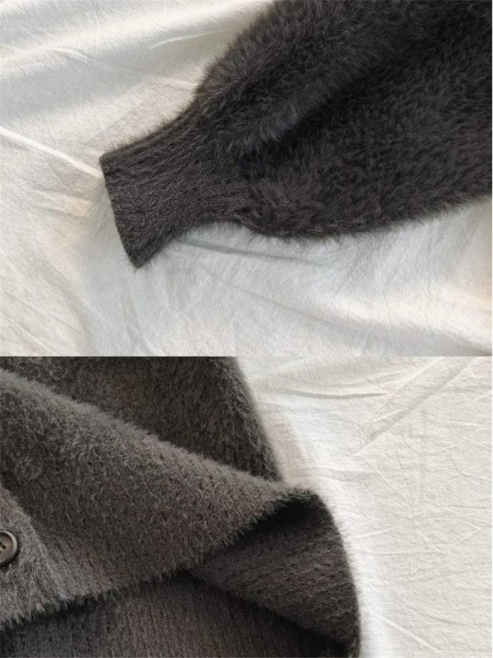 カーディガン コート ファーコート レディース ブルゾン ショートコート モコモコふんわり アウター 長袖 羽織 無地 秋冬 お洒落 ファーカーディガン 通勤 