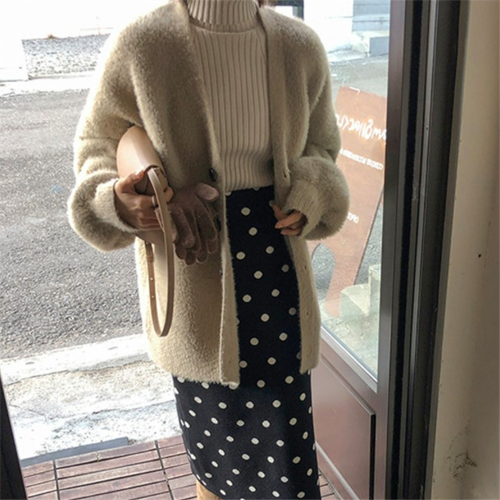 カーディガン コート ファーコート レディース ブルゾン ショートコート モコモコふんわり アウター 長袖 羽織 無地 秋冬 お洒落 ファーカーディガン 通勤 