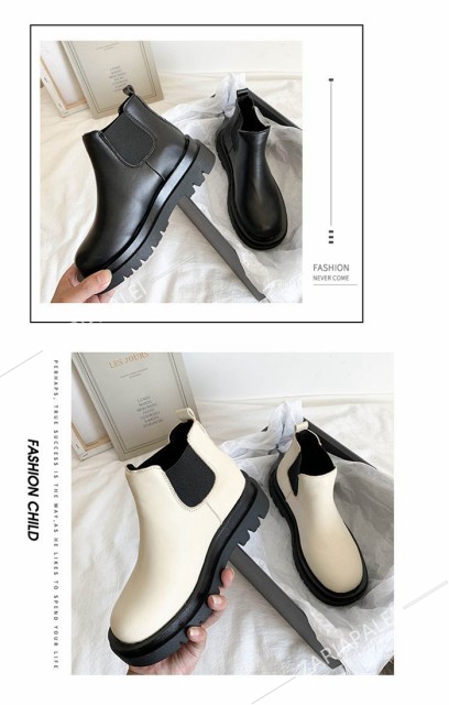 ショートブーツ レディース ブーツ ショート 厚底 ブーティ フェイクレザー レディースフ ジッパー ソマリ レトロ 